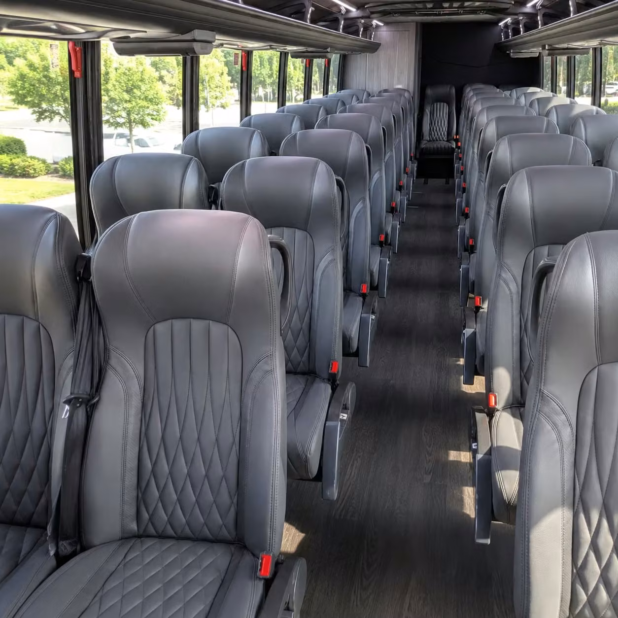 28 passenger minibus interior