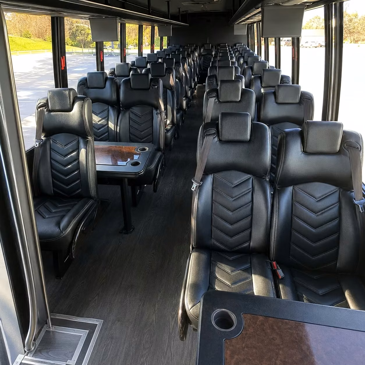 30 passenger minibus inside