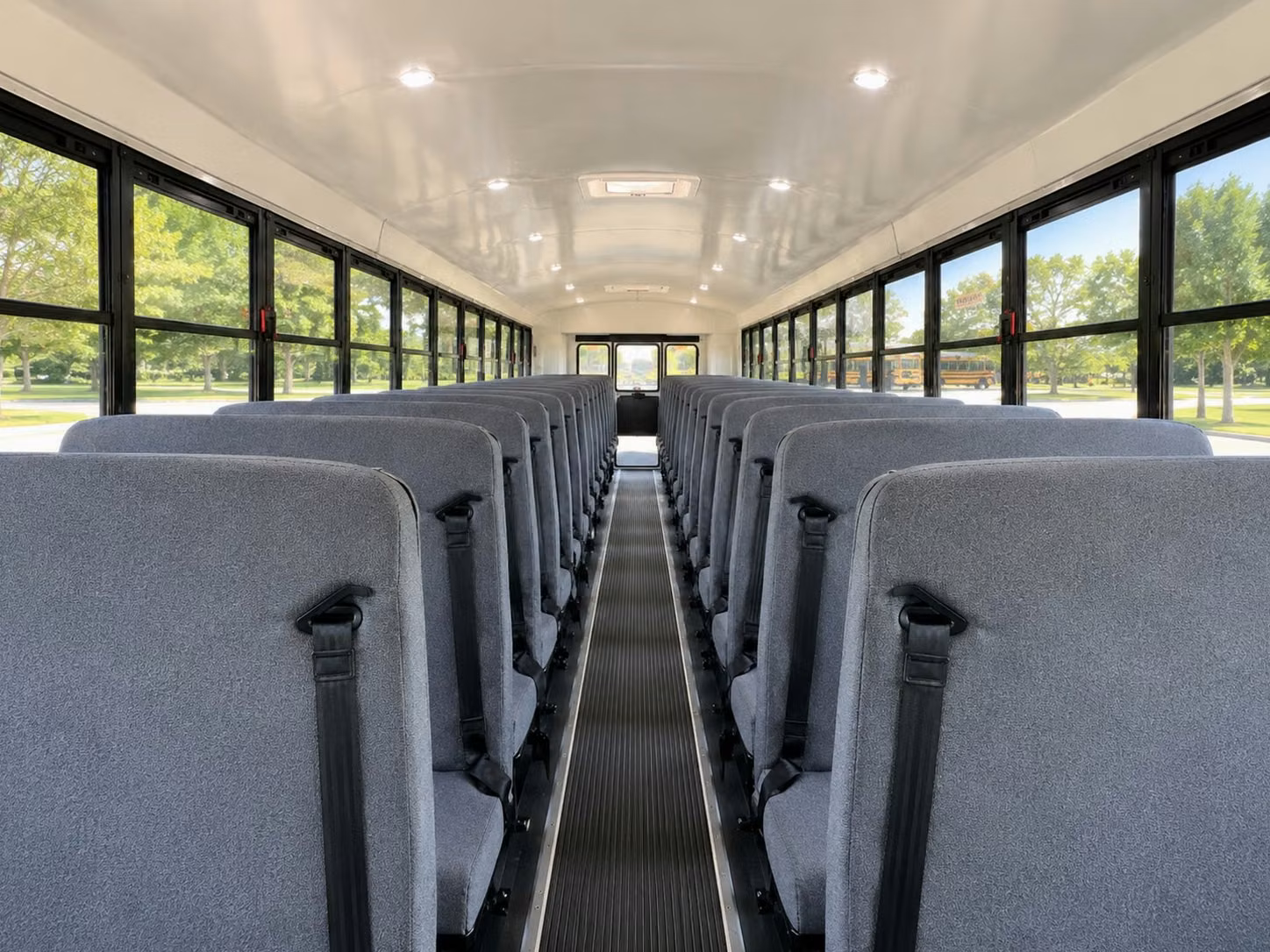 school bus interior