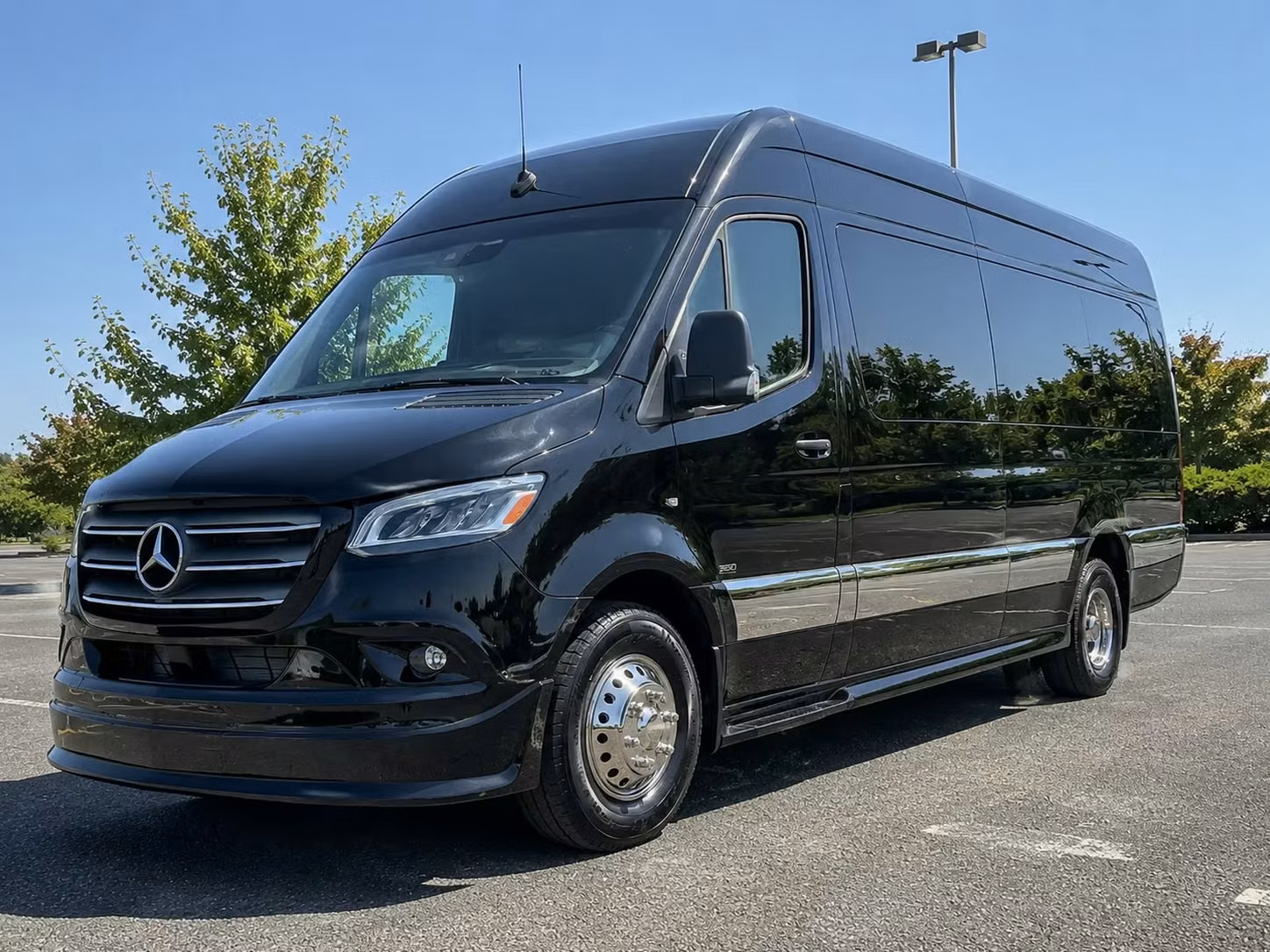 sprinter van with driver